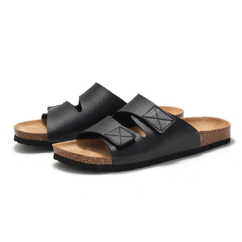 Kane cork sandals - Black