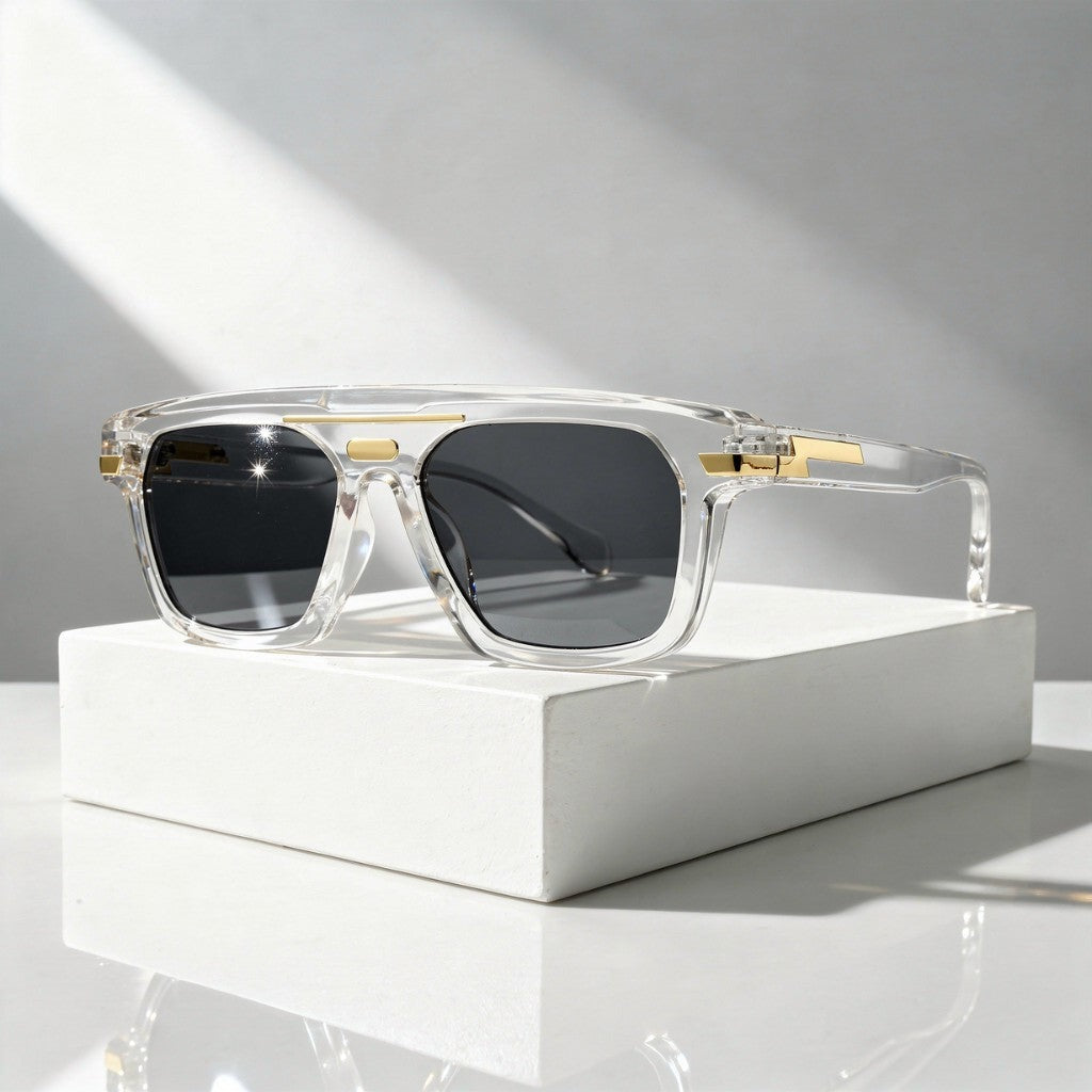 Kane square sunglasses - Clear