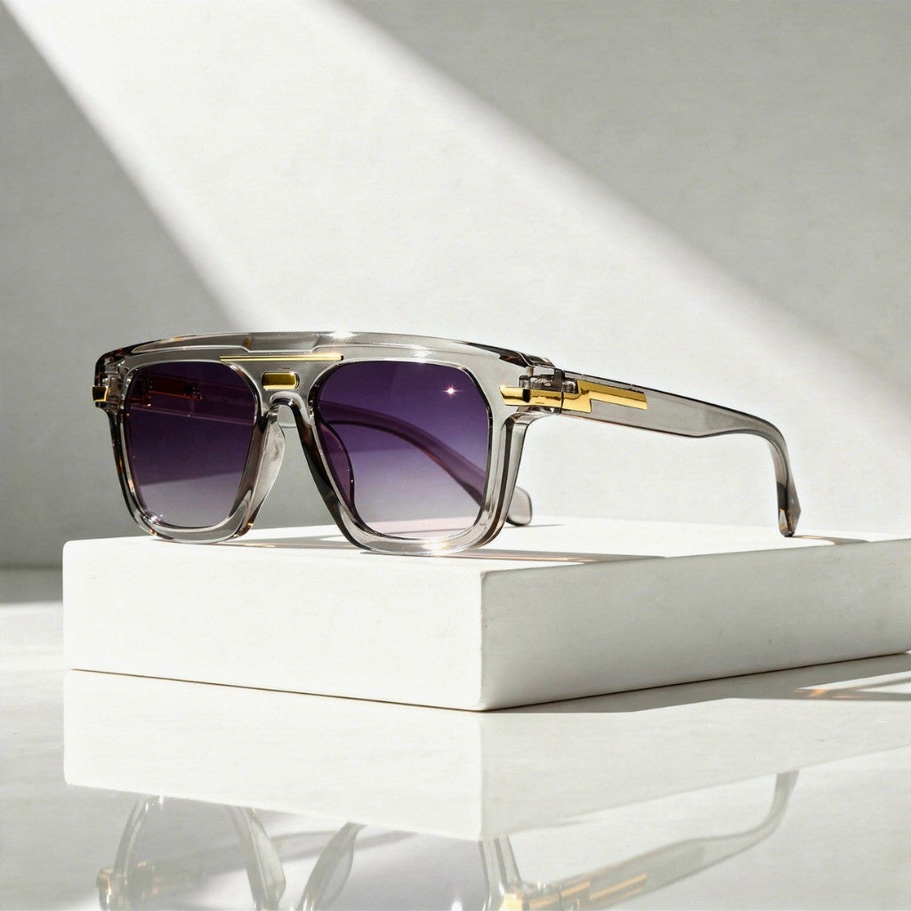 Kane square sunglasses - Purple