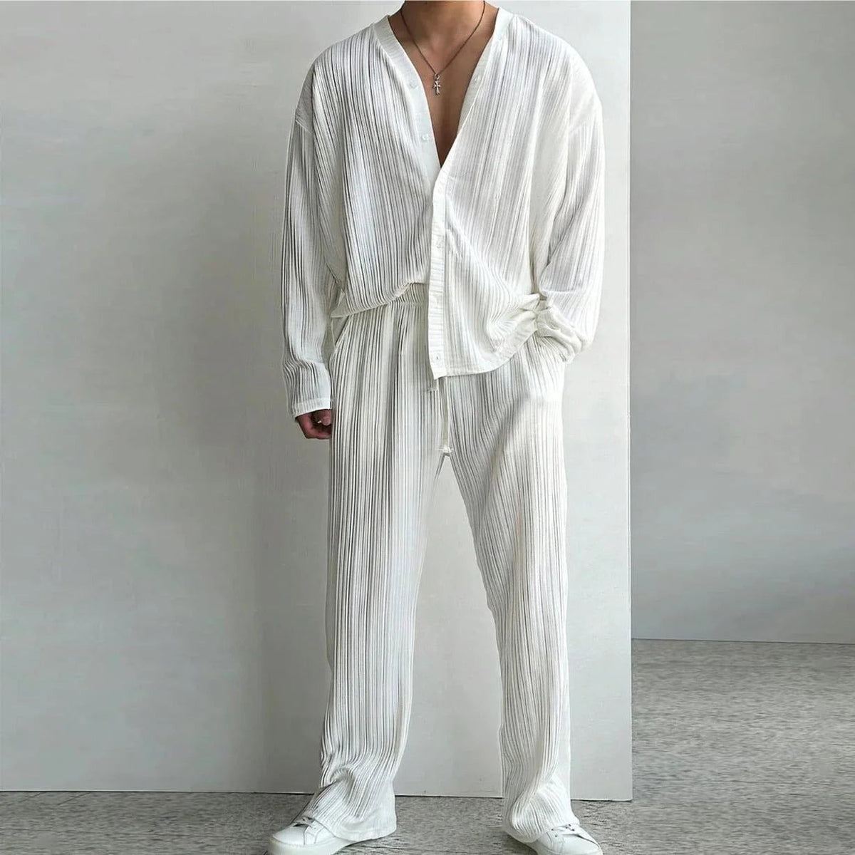 Knox linen set - White