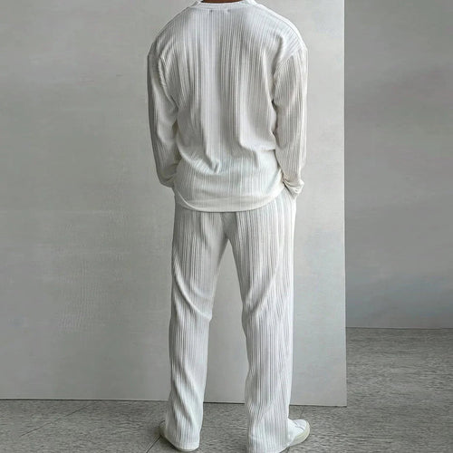 Knox linen set - White back view