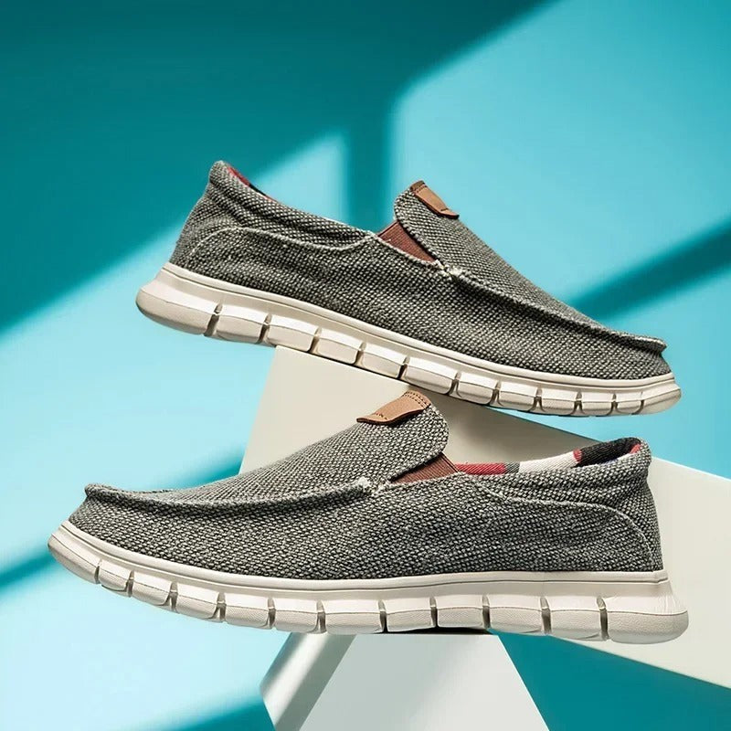 James canvas slip on shoes - detail