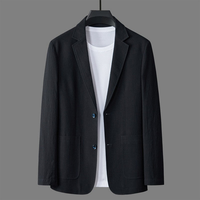 Lennox linen blazer - Black