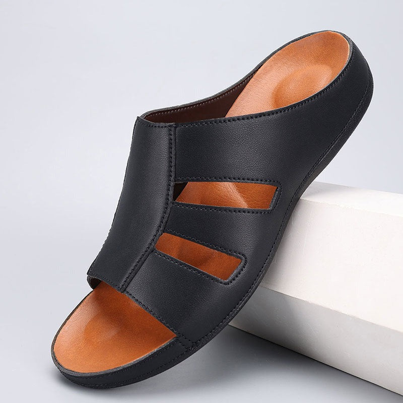 Lennox slide sandals - Black