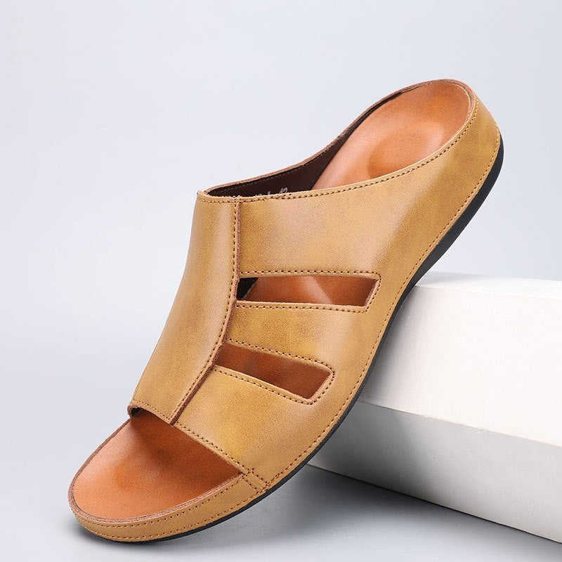 Lennox slide sandals - Khaki