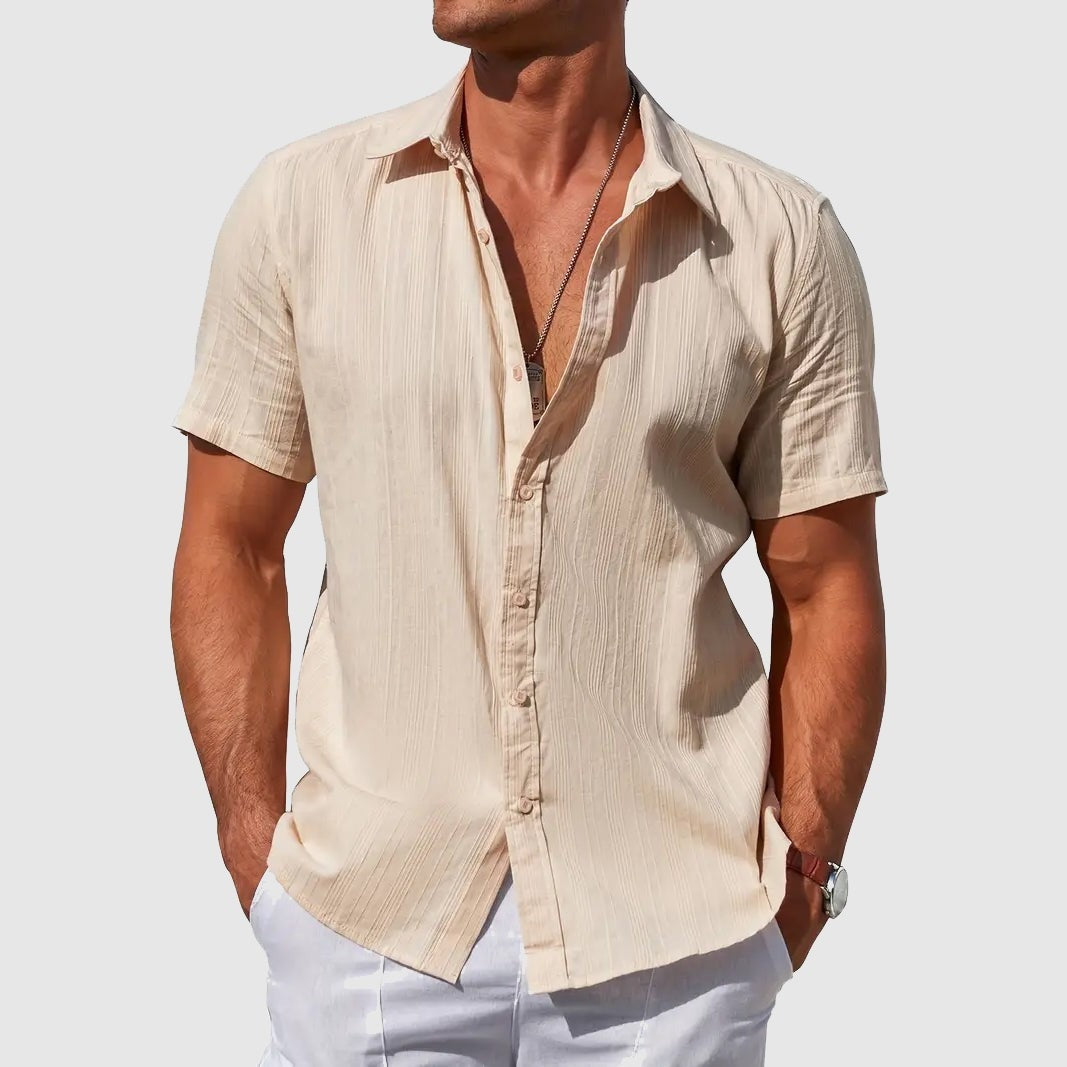 Leo linen shirt - Beige