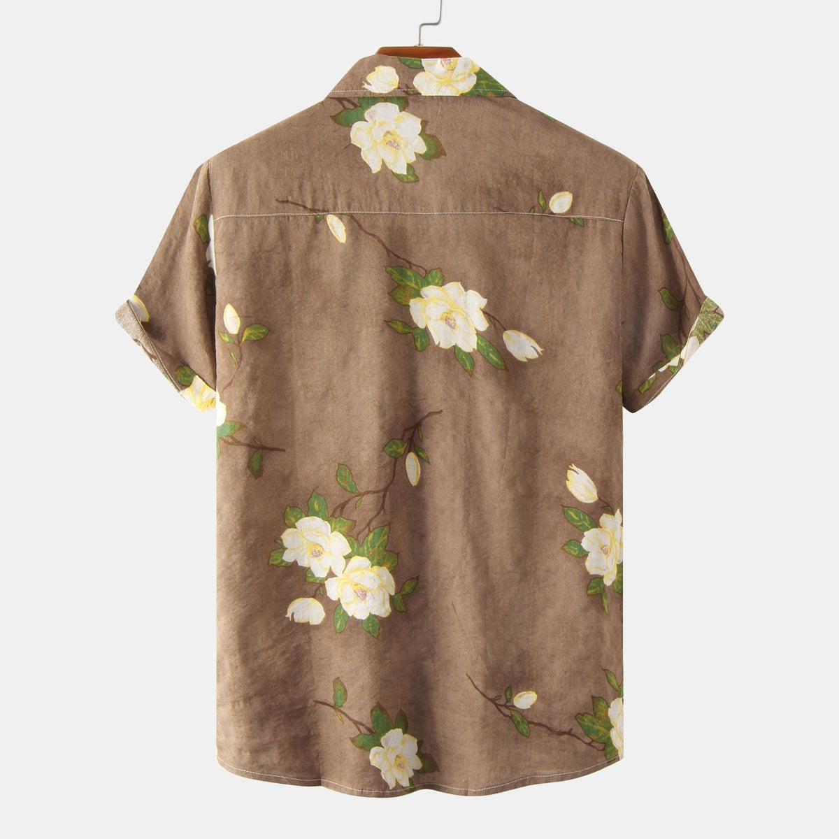 Liam floral shirt - Brown detail