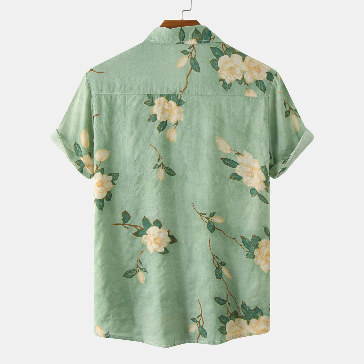 Liam floral shirt - Green detail