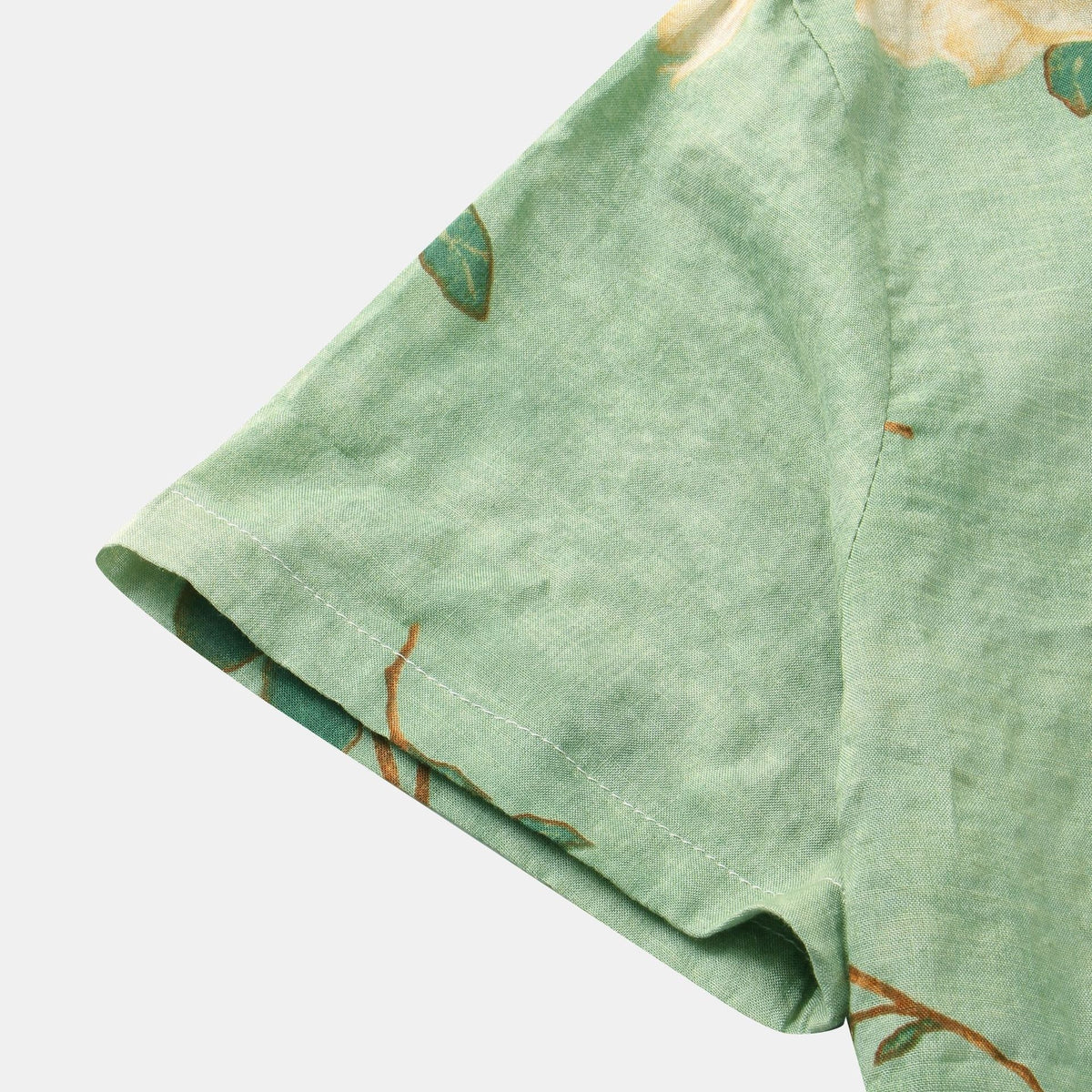 Liam floral shirt - Green detail