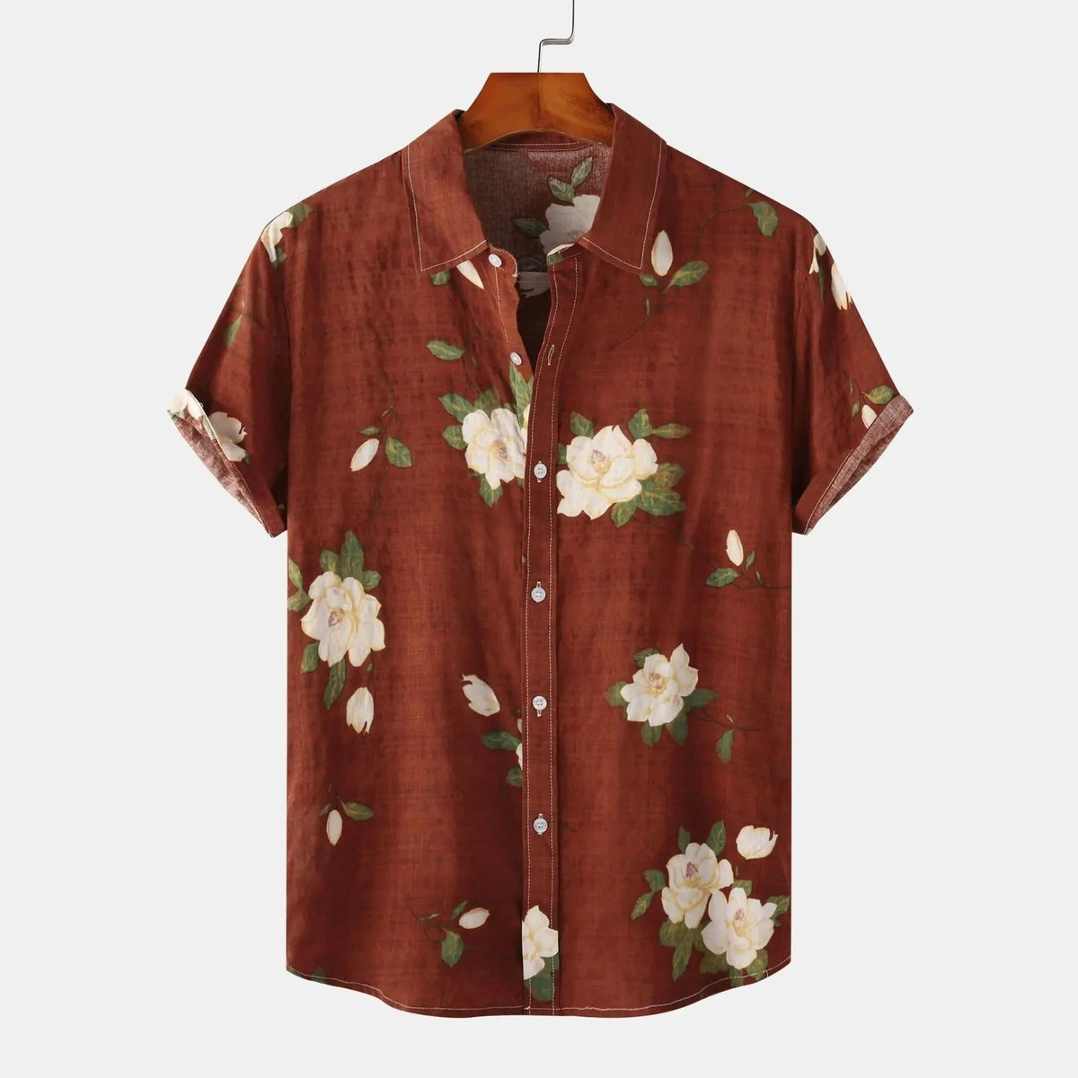 Liam floral shirt - Red