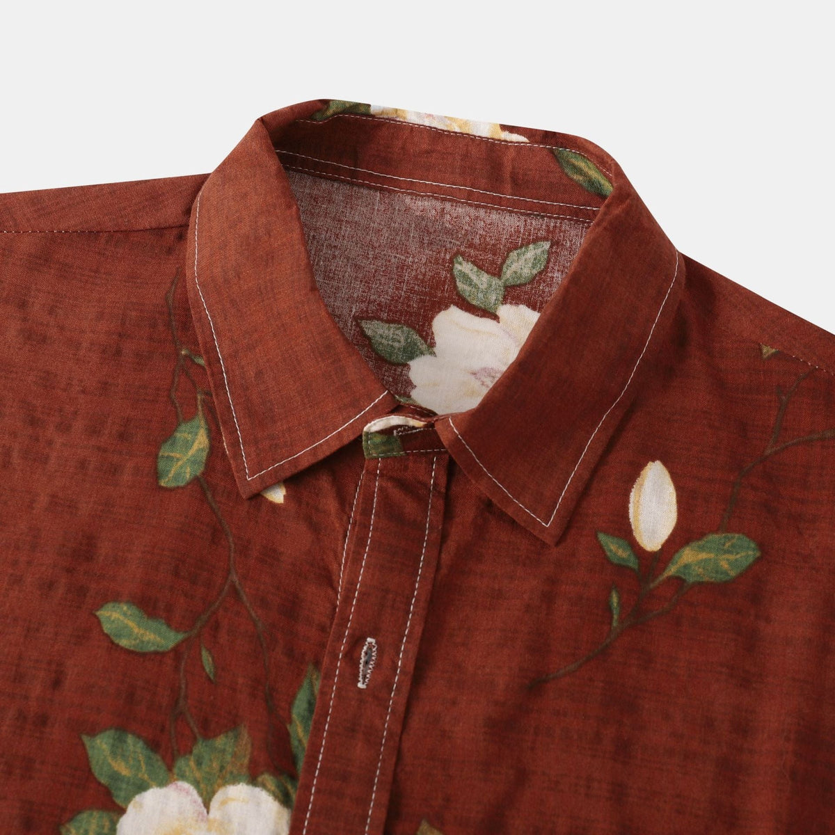 Liam floral shirt - Red detail