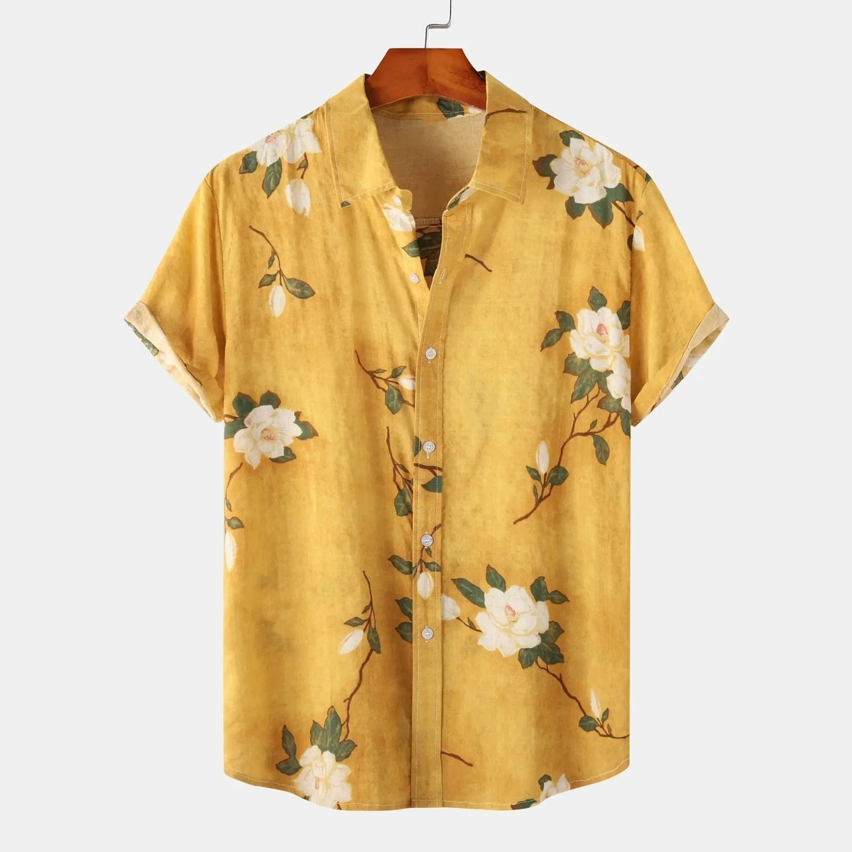 Liam floral shirt - Yellow