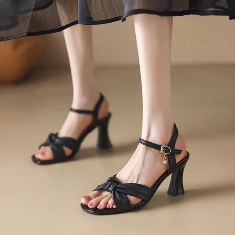 Lily block heels - Black