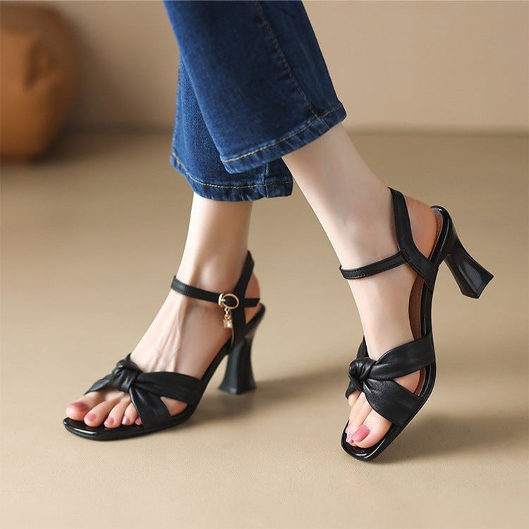 Lily block heels - Black