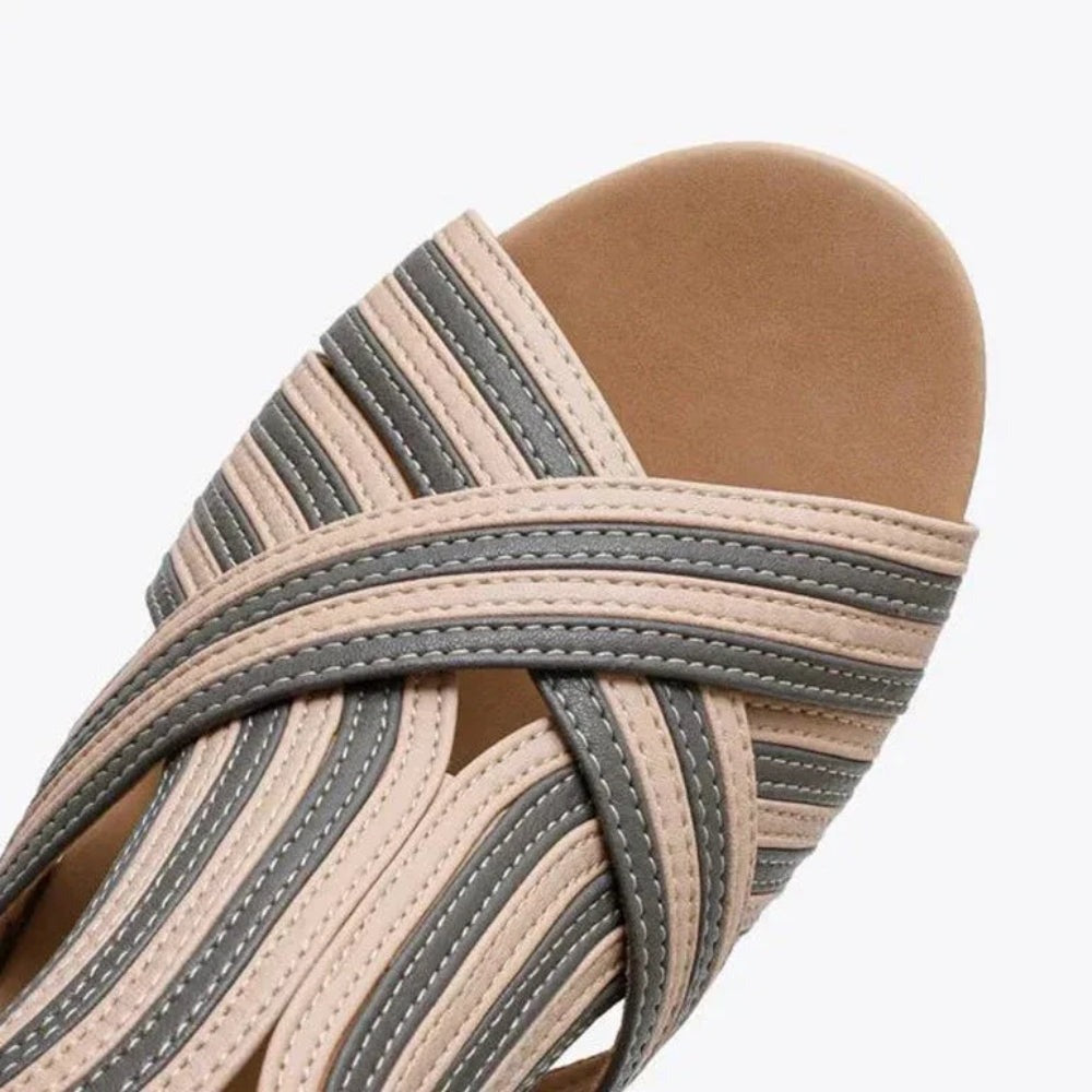 Liv wedge sandal angle