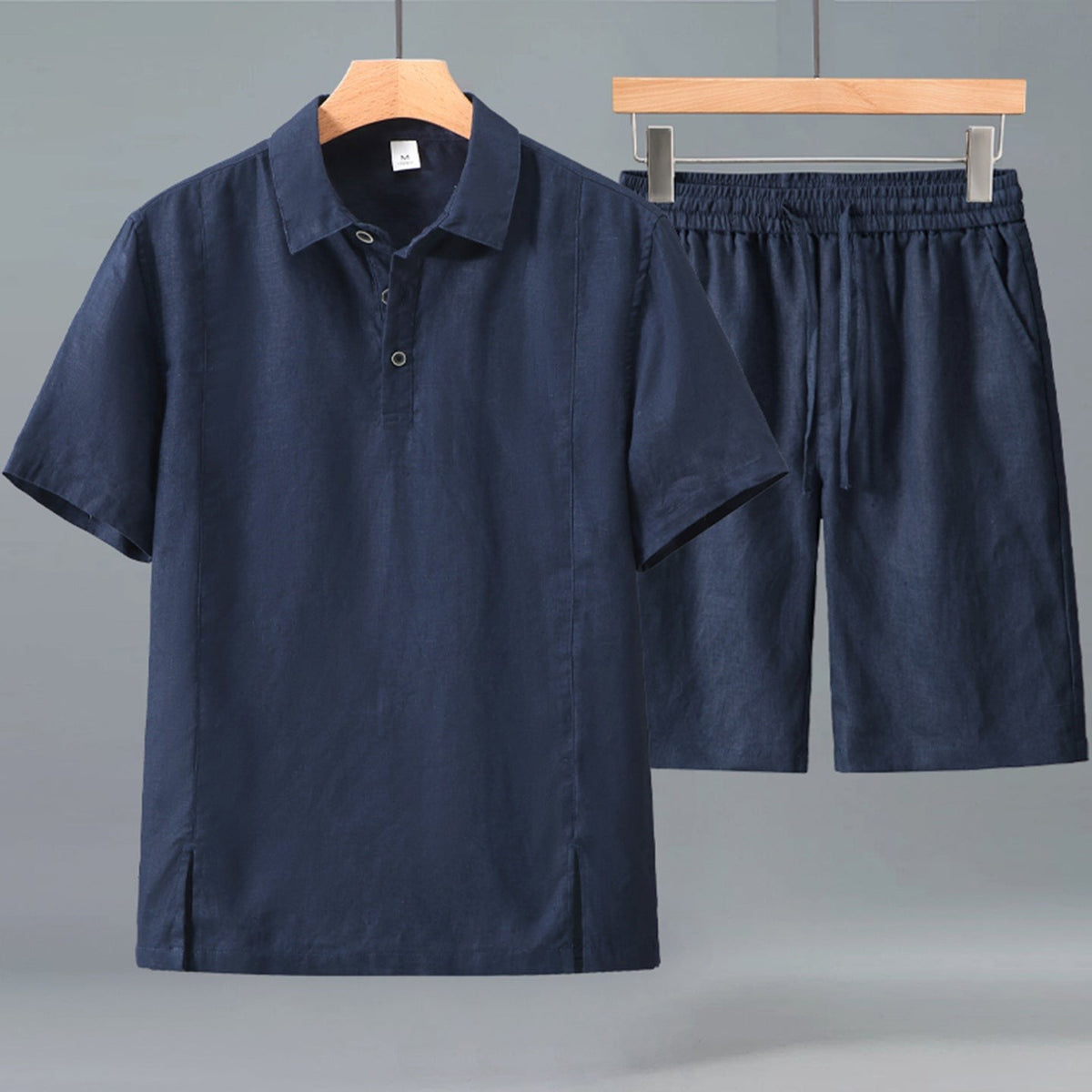 Lucas linen set - Navy