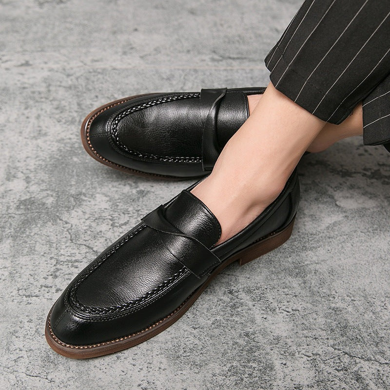 Luke leather loafers - Black