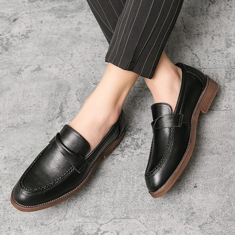 Luke leather loafers - Black