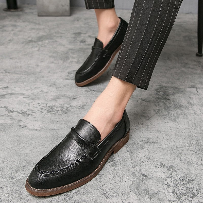 Luke leather loafers - detail