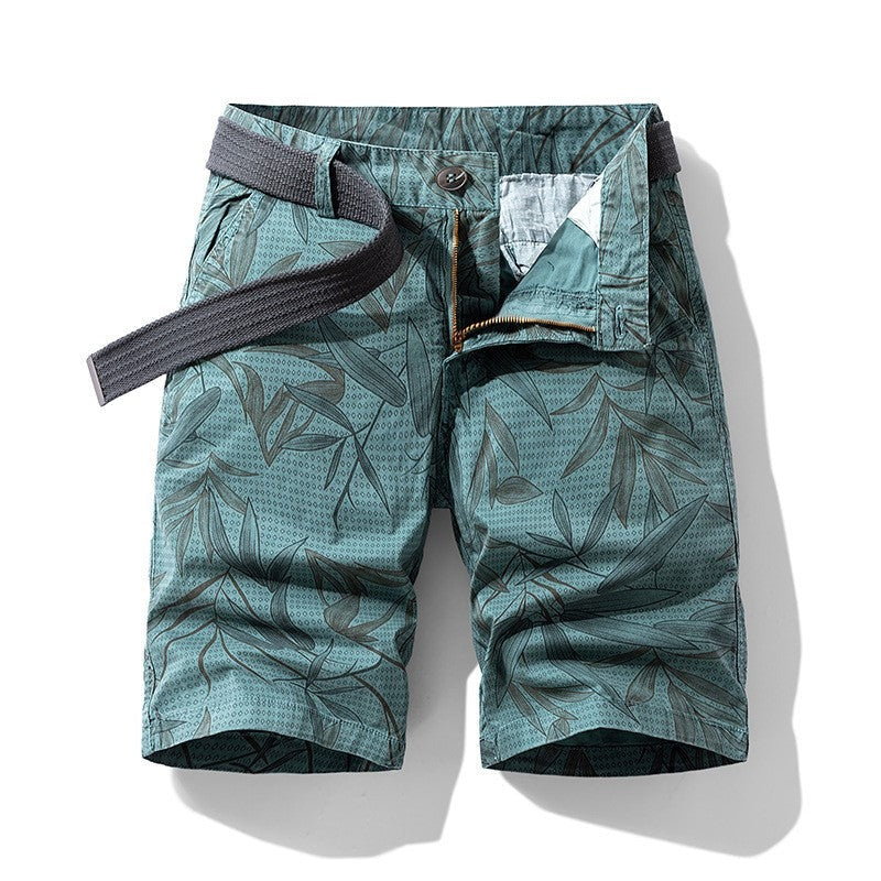 Luke tropical shorts - Dark Blue