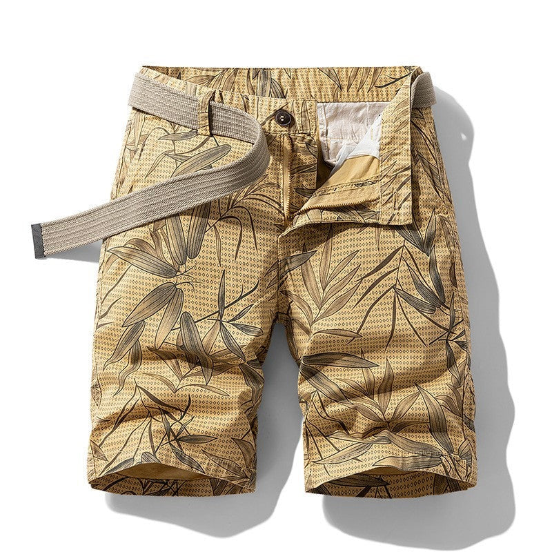 Luke tropical shorts - Khaki