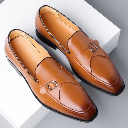 Magnus monk strap dress shoes - Brown