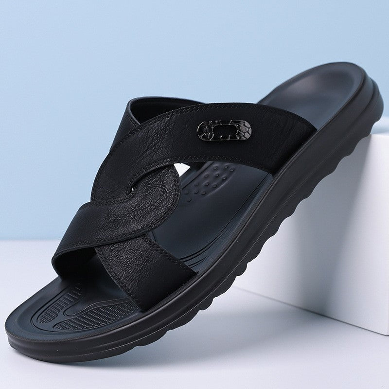 Magnus slide sandals - Black
