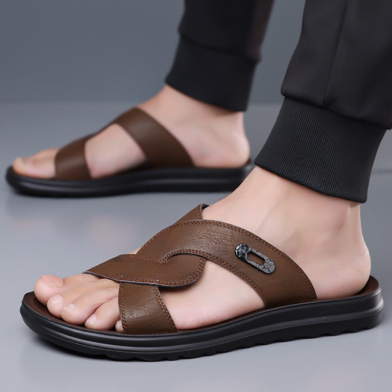 Magnus slide sandals - detail
