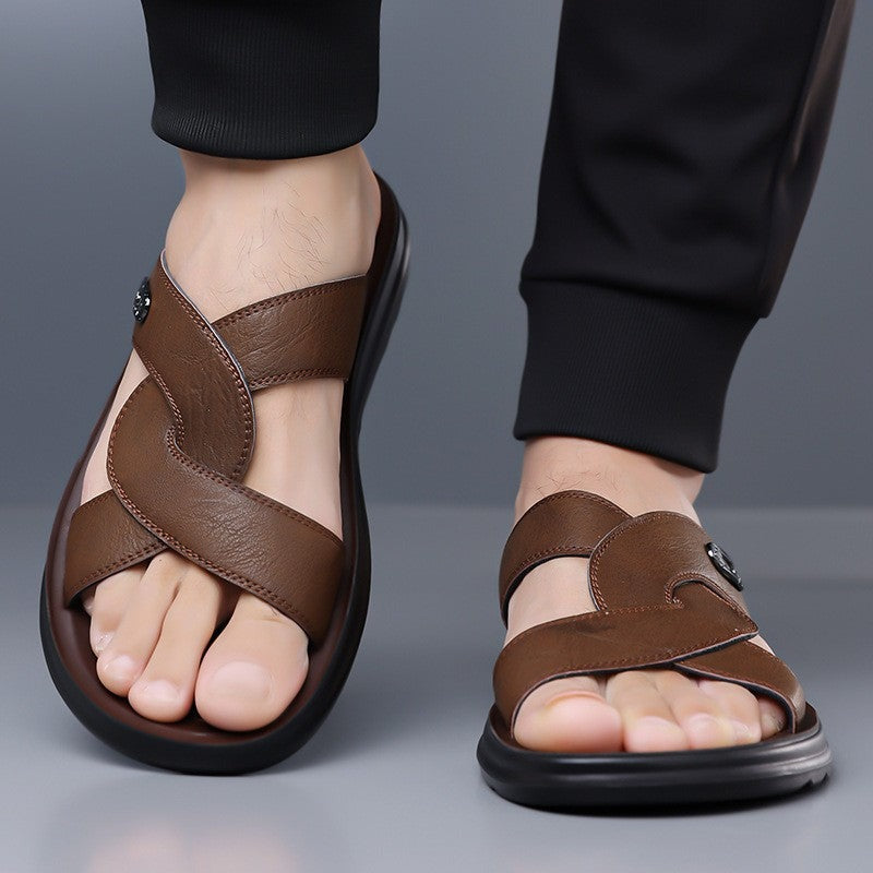 Magnus slide sandals - detail