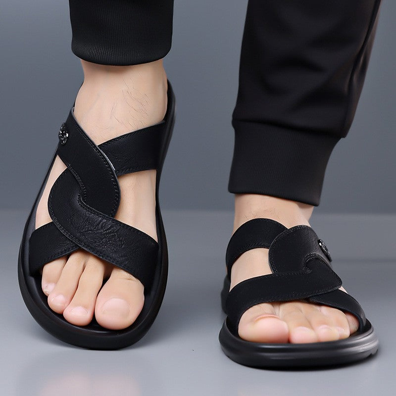 Magnus slide sandals - detail