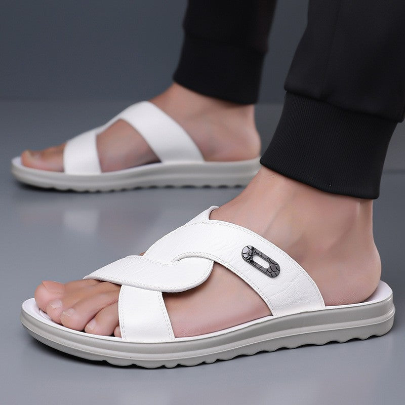 Magnus slide sandals - detail