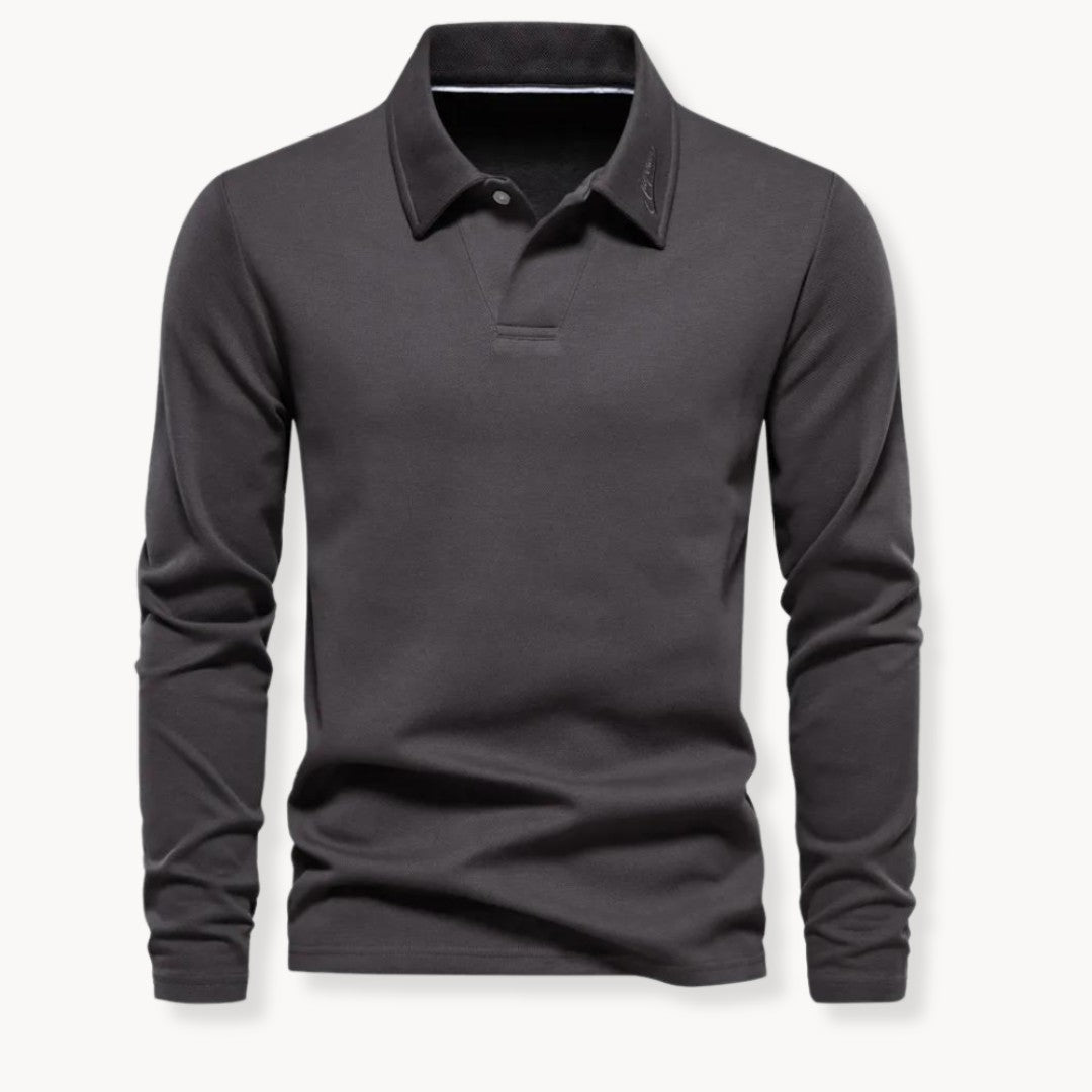 gray-polo