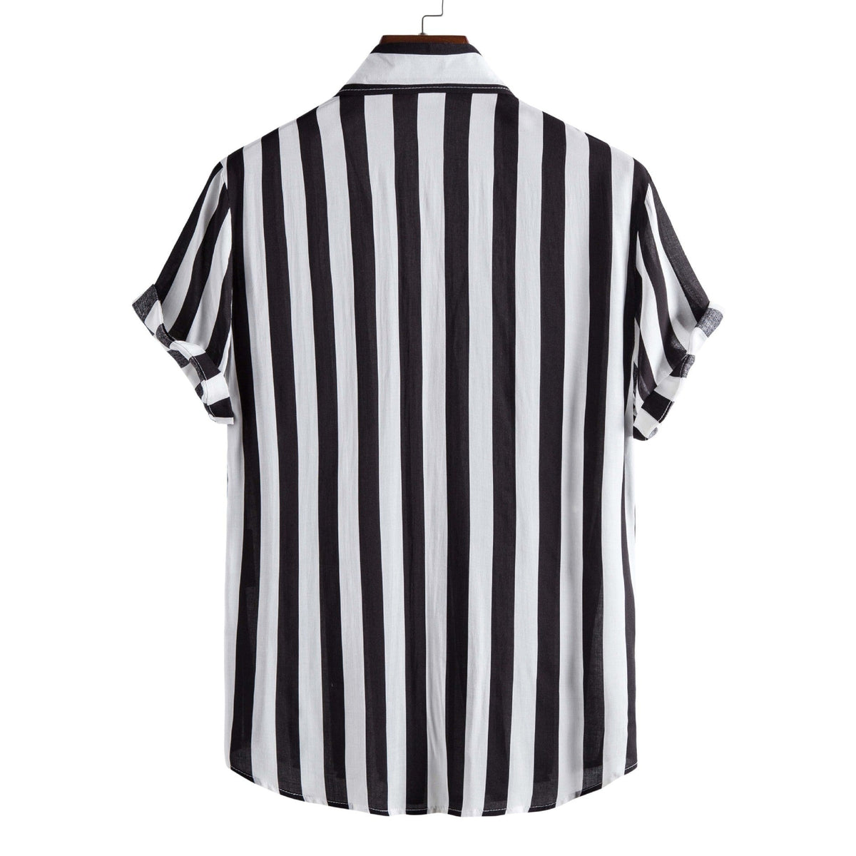Marlon striped shirt - Black