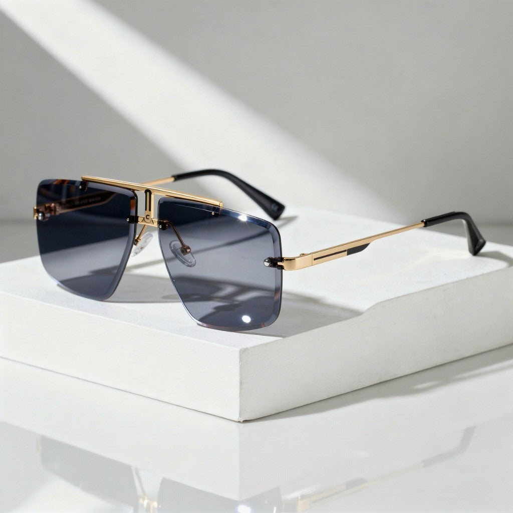 Marlon rimless sunglasses - Black