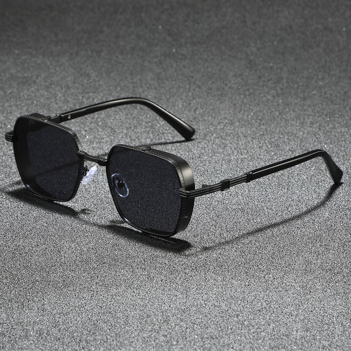 Marlon square sunglasses - Black