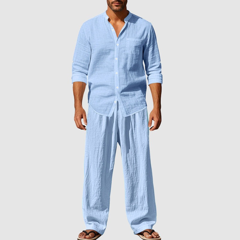 Marlon 2 piece set - Blue worn