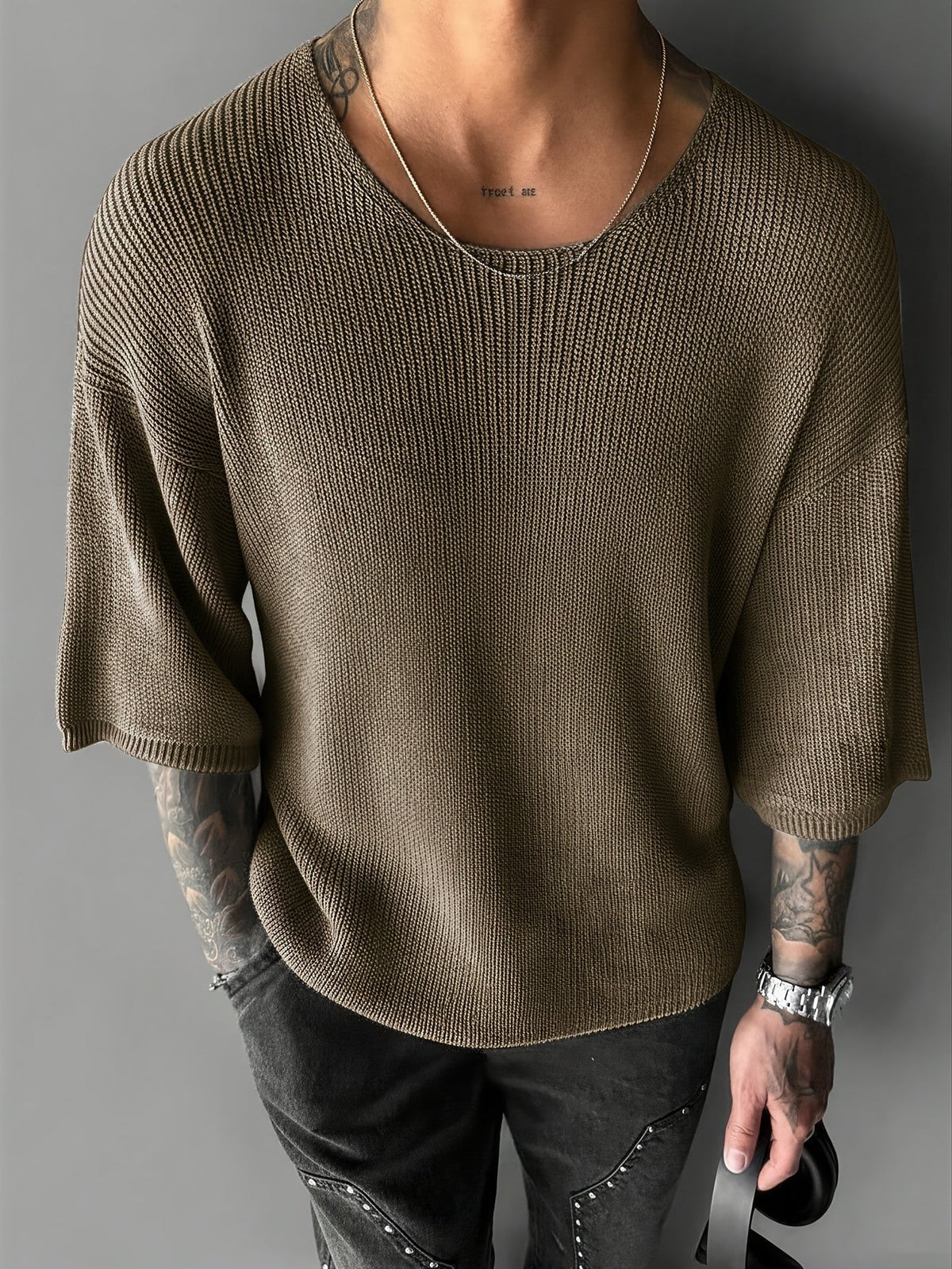 Marlon sweater - Brown