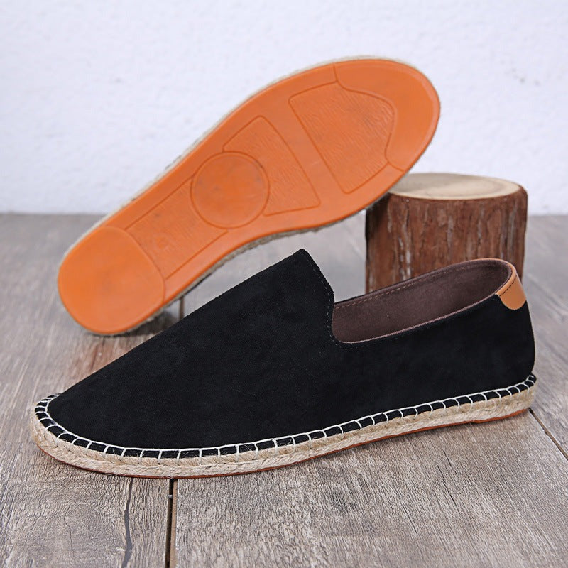 Marlon suede espadrille shoes - Black