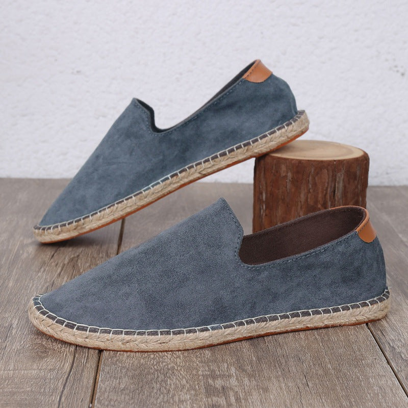 Marlon suede espadrille shoes - Gray