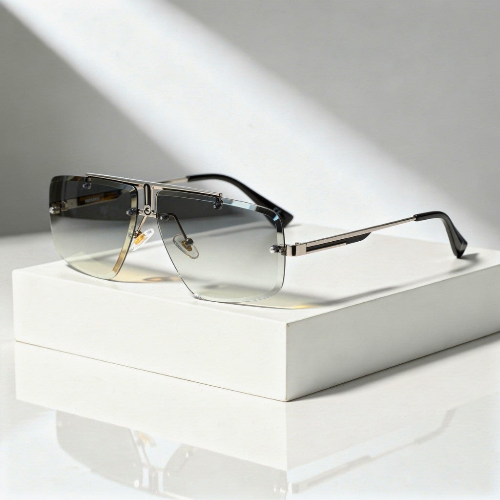 Marlon rimless sunglasses - Gray