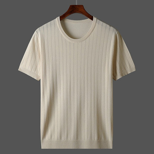 Marlon knit t shirt - Beige