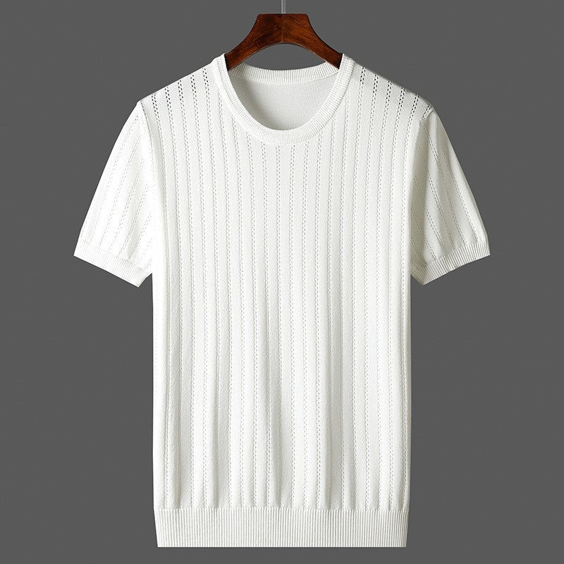 Marlon knit t shirt - White