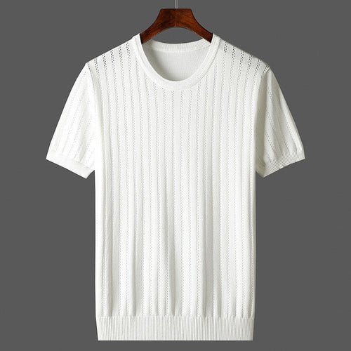 Marlon knit t shirt - White