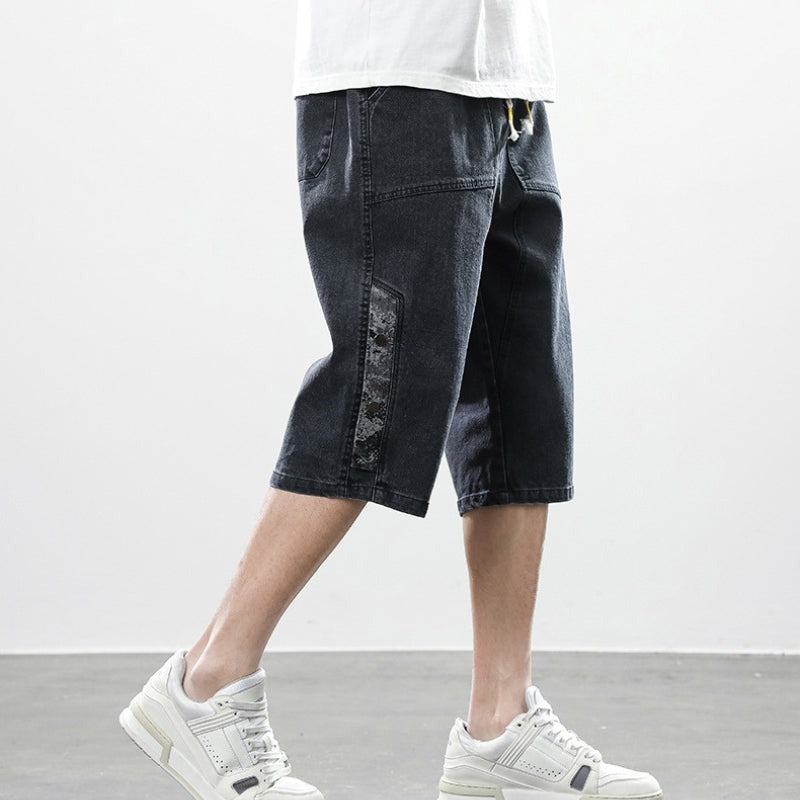 Mateo denim shorts - Black side view