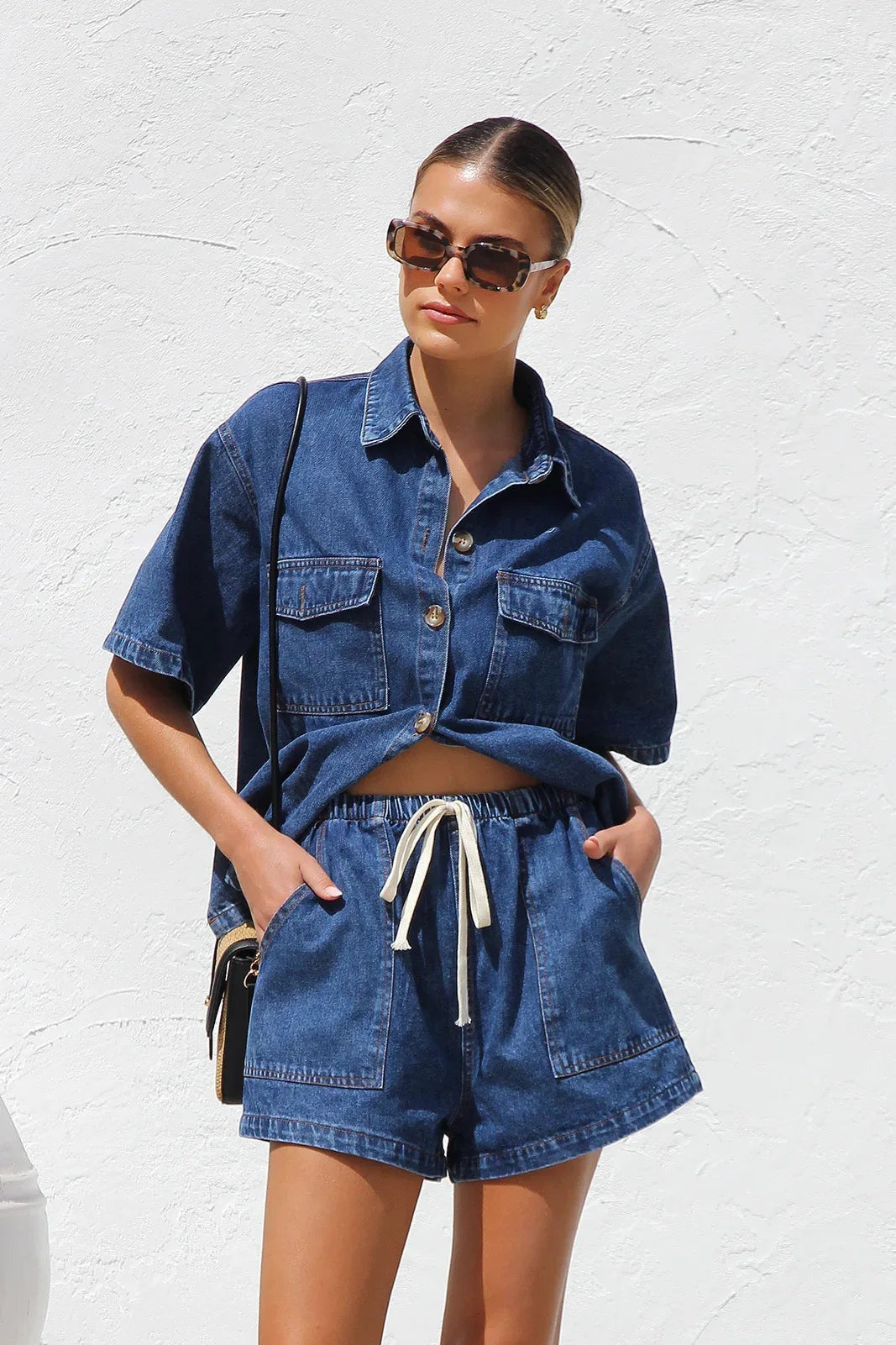 Mia denim set - Blue