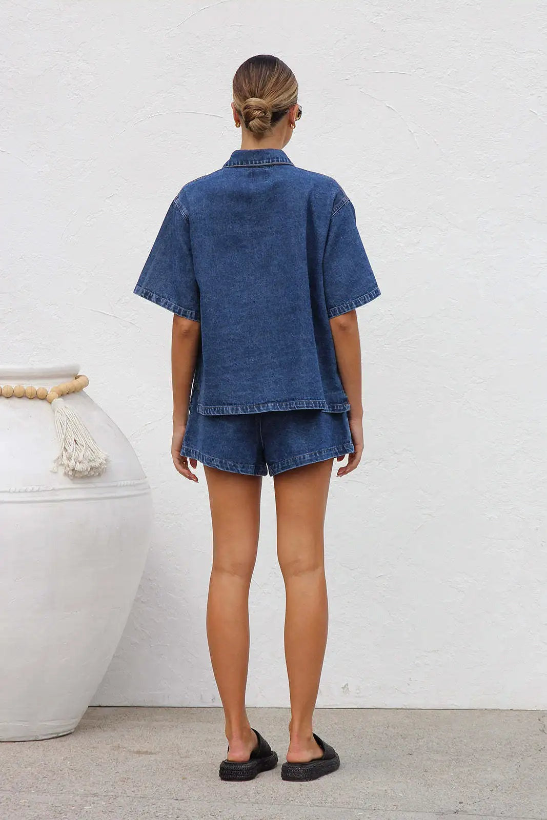 Mia denim set - Blue back