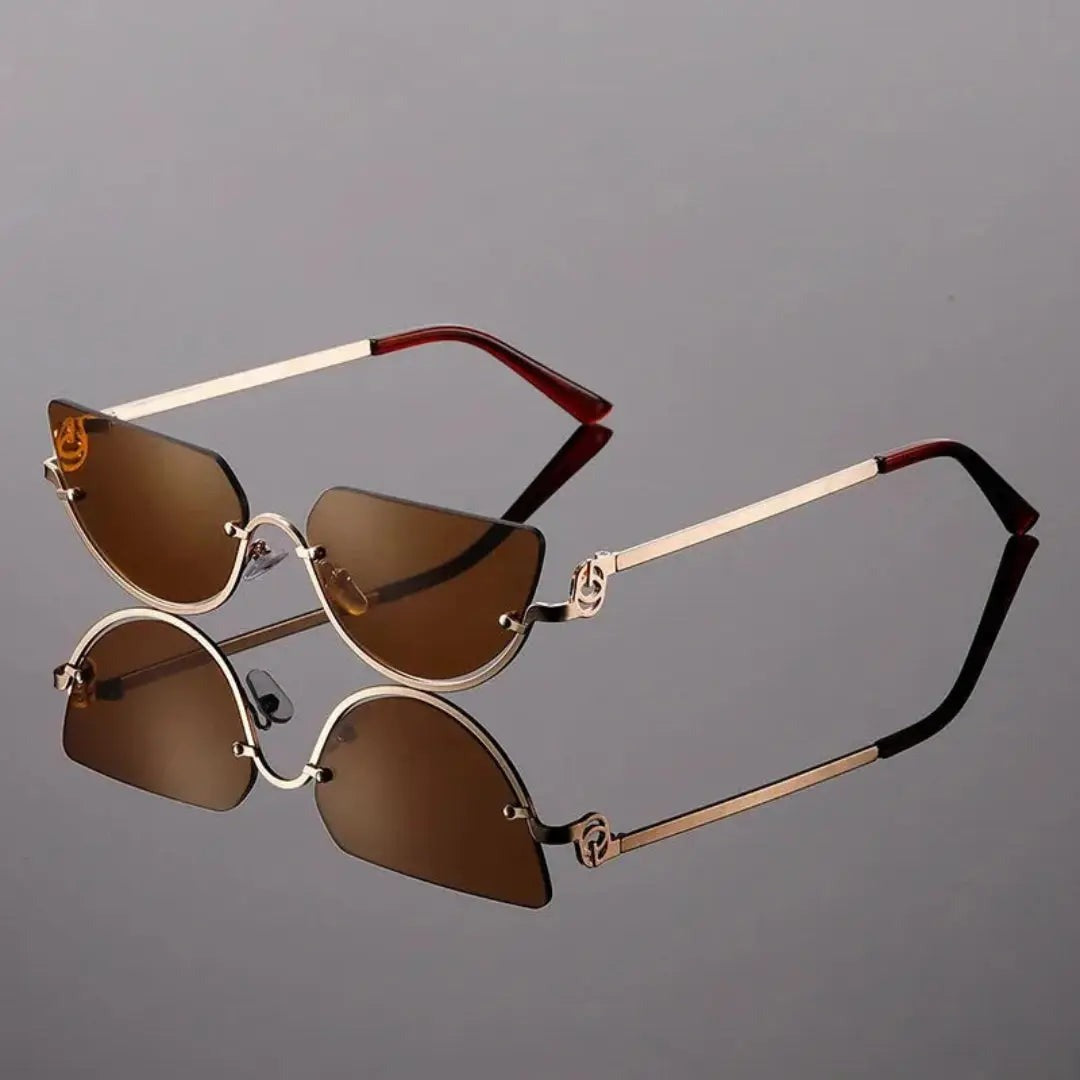 Mia cat eye sunglasses - Brown