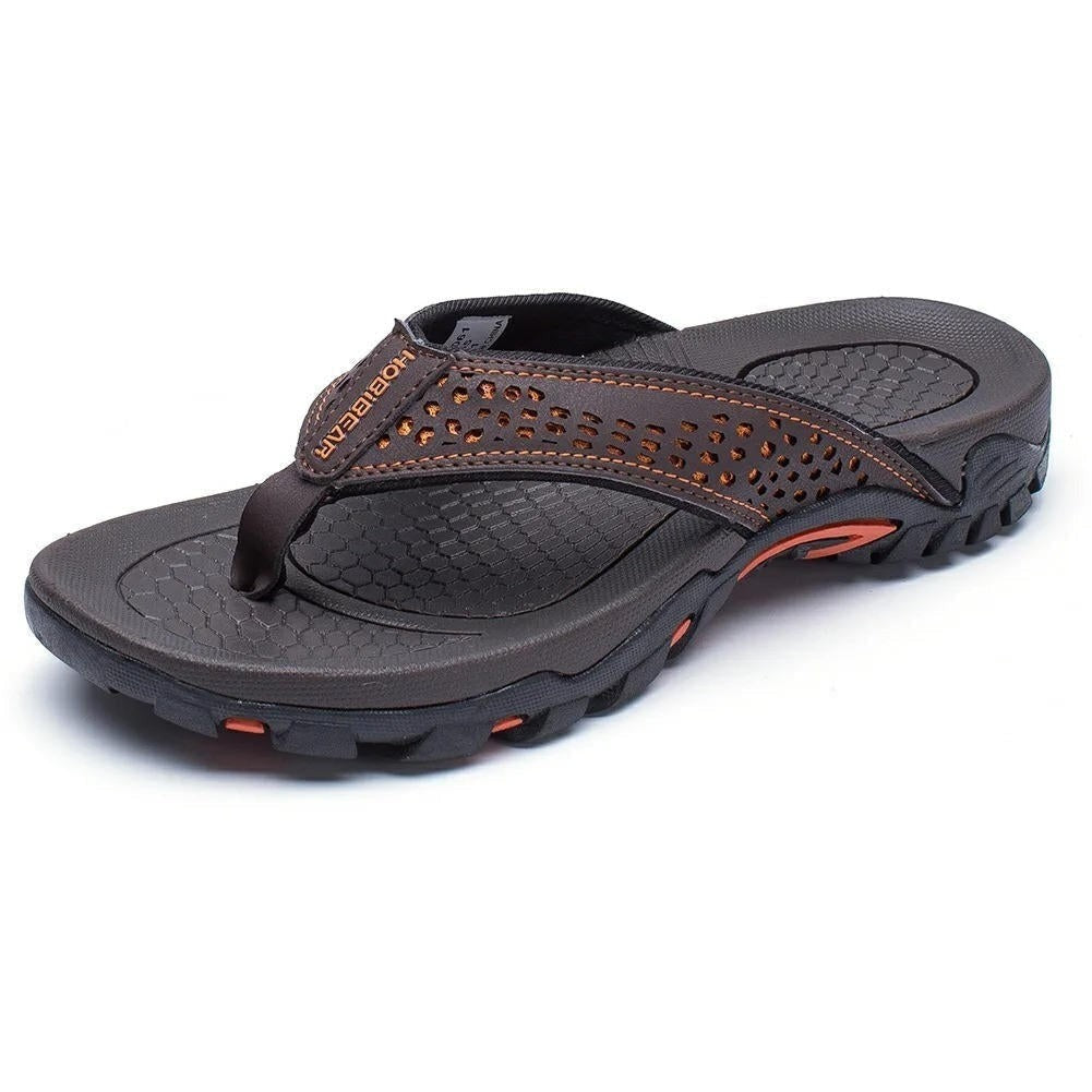 Miles arch support flip flops - Brown