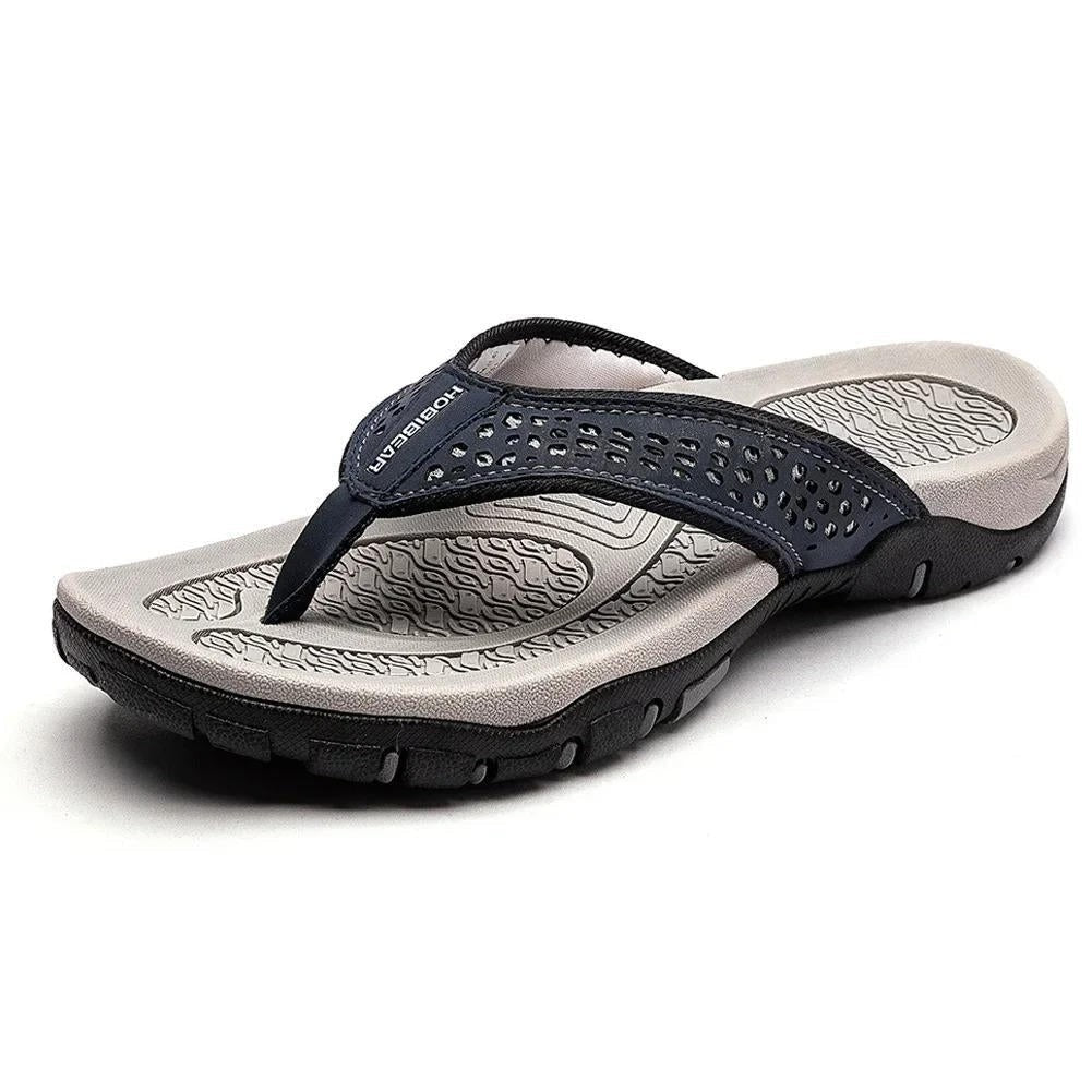 Miles arch support flip flops - Light gray