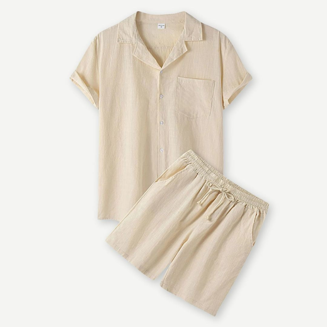 Milo linen set - Beige